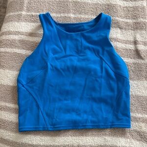 Lululemon Athletica Vibrant Blue Crop Top